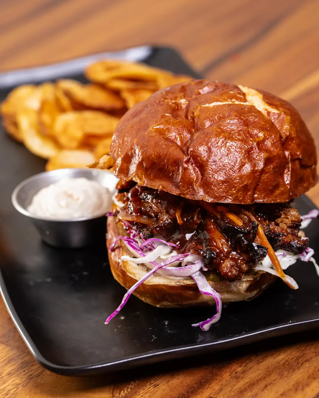 Pulled Pork Sandwich at Nosh Bar